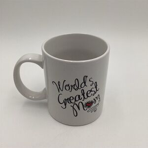 World's Greatest Mom Ceramic Coffee Mug Mother's Day Gift‎ White